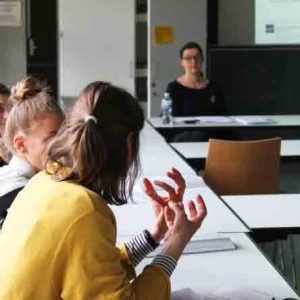 Diskussion im Workshop von Merle Hummrich