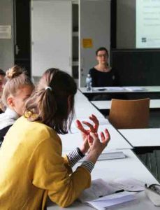 Diskussion im Workshop von Merle Hummrich