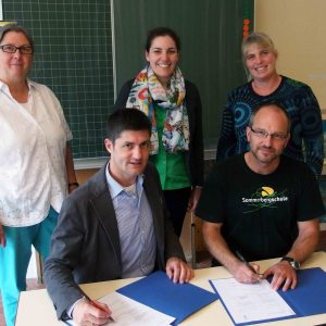 Vertragsunterzeichnung mit der Hochschulpartnerschule Buchenbach