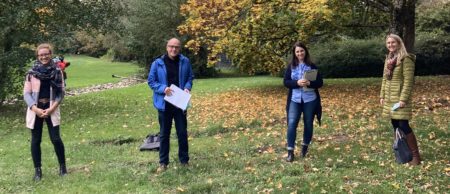 Die Antragsteller und Projektkoordinatoren der PH Freiburg (von links): Dr. Katharina Hellmann, Prof. Dr. Hans-Georg Kotthoff, Dr. Verena Bodenbender, Jun.-Prof. Dr. Katja Zaki
