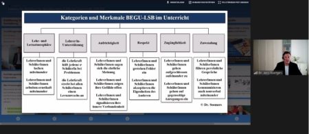 Screenshot der Online-Fortbildung "Gestaltung von Lehrer*in-Schüler*in-Beziehungen im Präsenz- und Distanzunterricht"