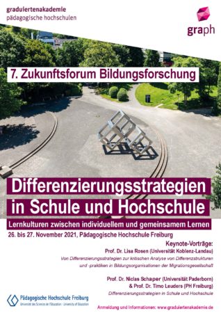 Flyer Zukunftsforum Bildungsforschung 2021