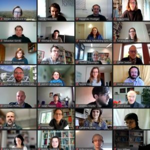 Screensot der Online-Mitgliederversammlung der School